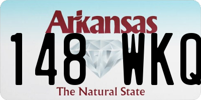 AR license plate 148WKQ
