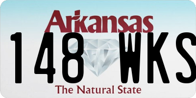 AR license plate 148WKS