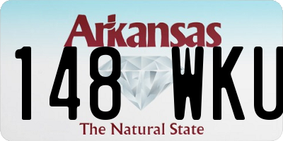 AR license plate 148WKU
