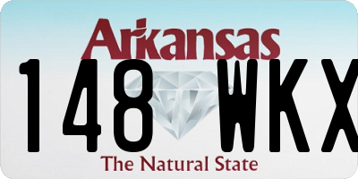 AR license plate 148WKX