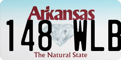 AR license plate 148WLB