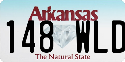 AR license plate 148WLD