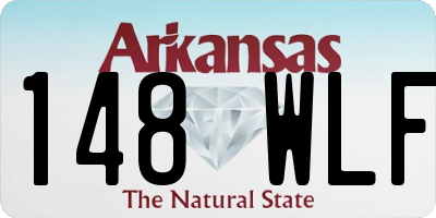 AR license plate 148WLF