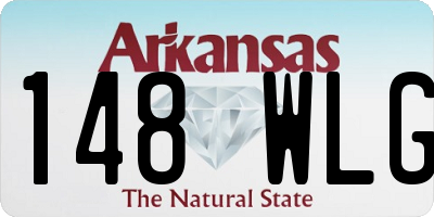 AR license plate 148WLG