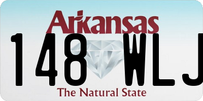 AR license plate 148WLJ
