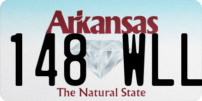 AR license plate 148WLL
