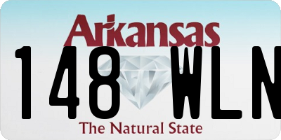 AR license plate 148WLN