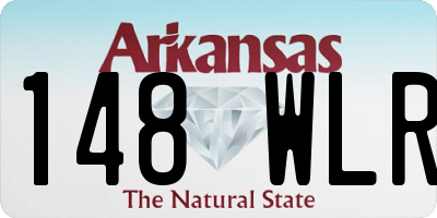 AR license plate 148WLR