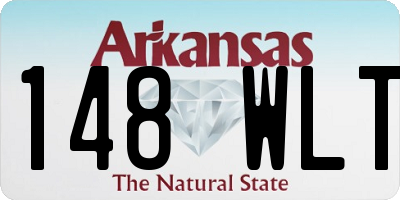 AR license plate 148WLT