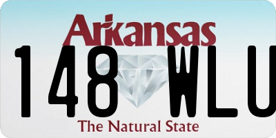 AR license plate 148WLU