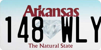 AR license plate 148WLY