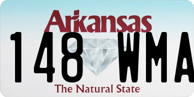 AR license plate 148WMA