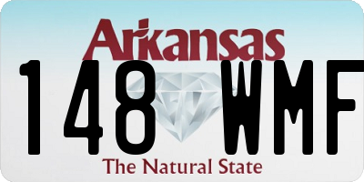 AR license plate 148WMF