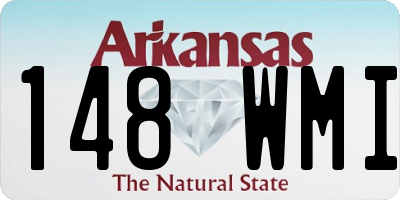 AR license plate 148WMI