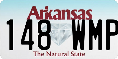 AR license plate 148WMP