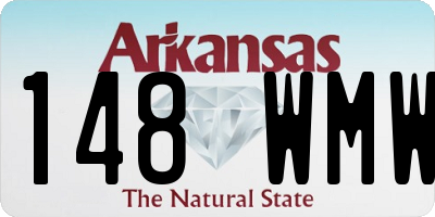 AR license plate 148WMW