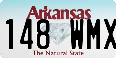 AR license plate 148WMX