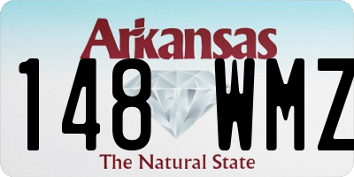 AR license plate 148WMZ