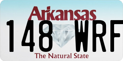 AR license plate 148WRF
