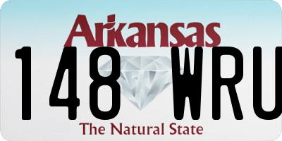 AR license plate 148WRU