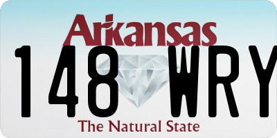 AR license plate 148WRY