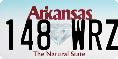 AR license plate 148WRZ