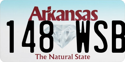 AR license plate 148WSB