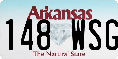 AR license plate 148WSG