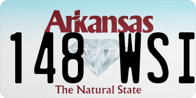 AR license plate 148WSI