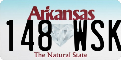AR license plate 148WSK