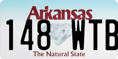 AR license plate 148WTB