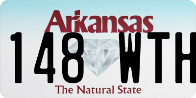 AR license plate 148WTH
