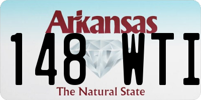 AR license plate 148WTI