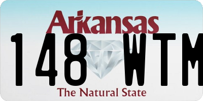 AR license plate 148WTM