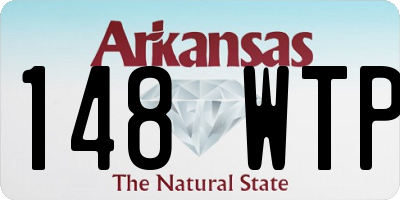 AR license plate 148WTP