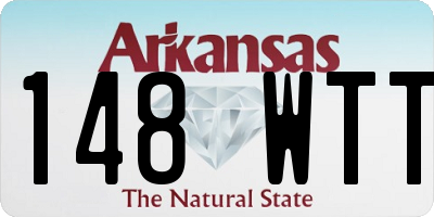 AR license plate 148WTT