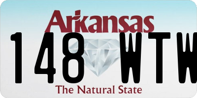 AR license plate 148WTW