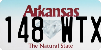 AR license plate 148WTX