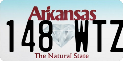 AR license plate 148WTZ