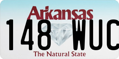 AR license plate 148WUC