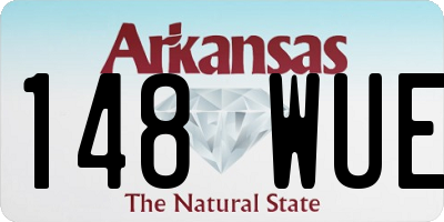 AR license plate 148WUE