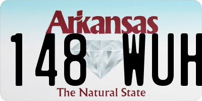AR license plate 148WUH