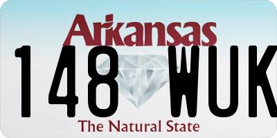 AR license plate 148WUK