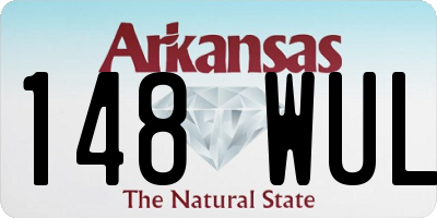 AR license plate 148WUL