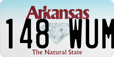 AR license plate 148WUM