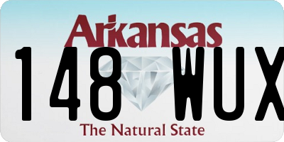 AR license plate 148WUX