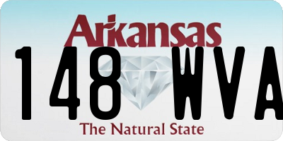 AR license plate 148WVA