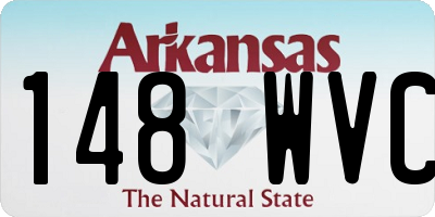 AR license plate 148WVC