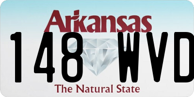 AR license plate 148WVD