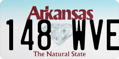 AR license plate 148WVE